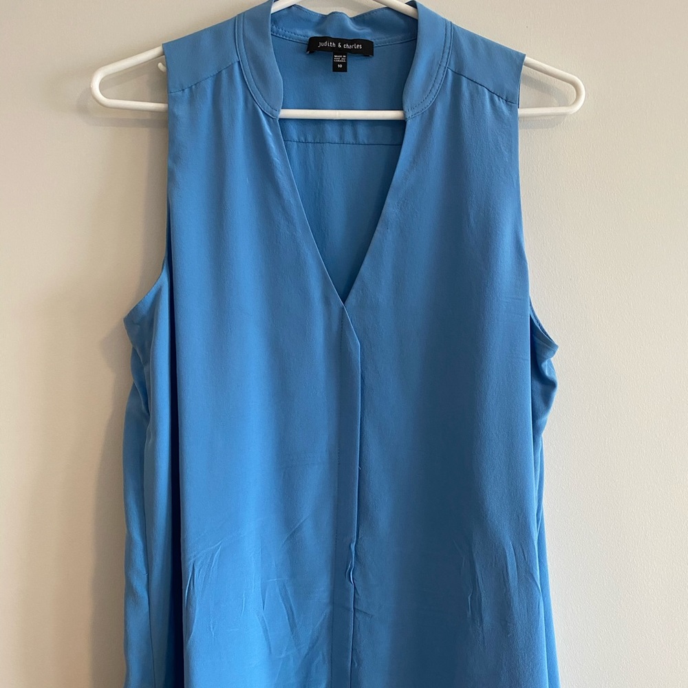Beautiful Silk Sleeveless Judith & Charles Blouse